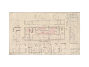 General arrangement of standard control shelters for civil defence (nuclear air raid bunker)