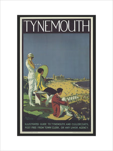 Poster, London & North Eastern Railway, Tynemouth, by Alfred Lambart, 1926.