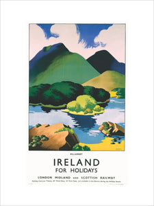 'Ireland for Holidays - Killarney', LMS poster, c 1930s.