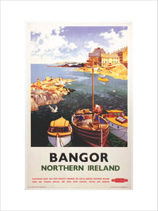 'Bangor, Northern Ireland', BR poster, 1955.