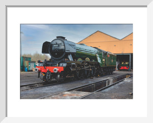 LNER 4-6-2 No. 60103 'Flying Scotsman' locomotive heading into overhaul.