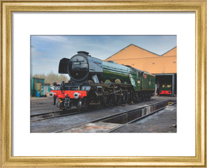 LNER 4-6-2 No. 60103 'Flying Scotsman' locomotive heading into overhaul.