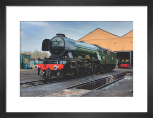 LNER 4-6-2 No. 60103 'Flying Scotsman' locomotive heading into overhaul.