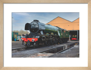 LNER 4-6-2 No. 60103 'Flying Scotsman' locomotive heading into overhaul.
