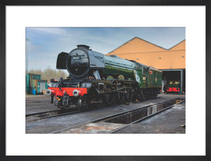 LNER 4-6-2 No. 60103 'Flying Scotsman' locomotive heading into overhaul.