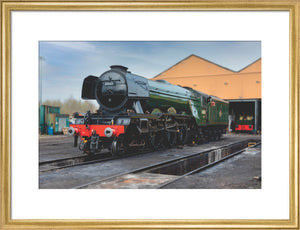 LNER 4-6-2 No. 60103 'Flying Scotsman' locomotive heading into overhaul.