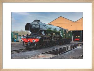 LNER 4-6-2 No. 60103 'Flying Scotsman' locomotive heading into overhaul.