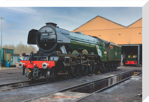 LNER 4-6-2 No. 60103 'Flying Scotsman' locomotive heading into overhaul.
