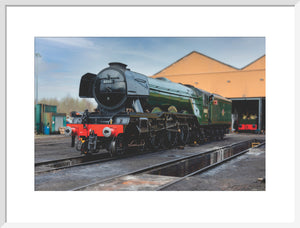 LNER 4-6-2 No. 60103 'Flying Scotsman' locomotive heading into overhaul.