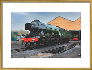LNER 4-6-2 No. 60103 'Flying Scotsman' locomotive heading into overhaul.