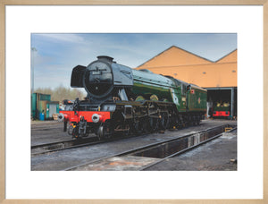 LNER 4-6-2 No. 60103 'Flying Scotsman' locomotive heading into overhaul.