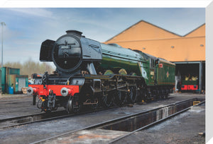 LNER 4-6-2 No. 60103 'Flying Scotsman' locomotive heading into overhaul.