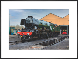 LNER 4-6-2 No. 60103 'Flying Scotsman' locomotive heading into overhaul.