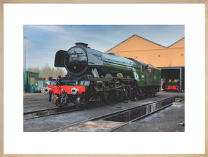 LNER 4-6-2 No. 60103 'Flying Scotsman' locomotive heading into overhaul.