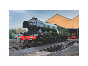 LNER 4-6-2 No. 60103 'Flying Scotsman' locomotive heading into overhaul.