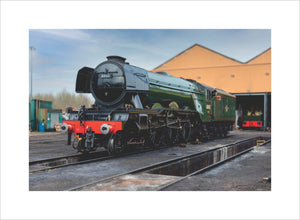 LNER 4-6-2 No. 60103 'Flying Scotsman' locomotive heading into overhaul.