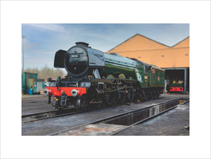 LNER 4-6-2 No. 60103 'Flying Scotsman' locomotive heading into overhaul.