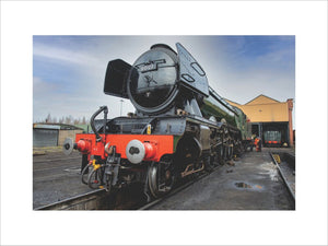 LNER 4-6-2 No. 60103 'Flying Scotsman' locomotive heading into overhaul.