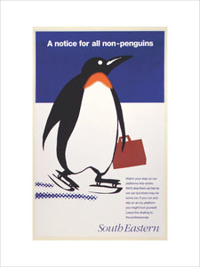 'A notice for all non-penguins', BR poster, 1995