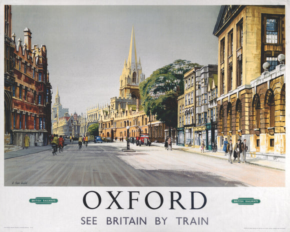 'Oxford', BR (WR) poster, 1958