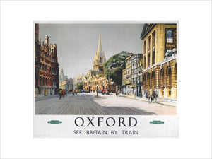 'Oxford', BR (WR) poster, 1958
