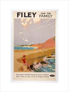Filey for the Family', LNER poster, 1923-1947.