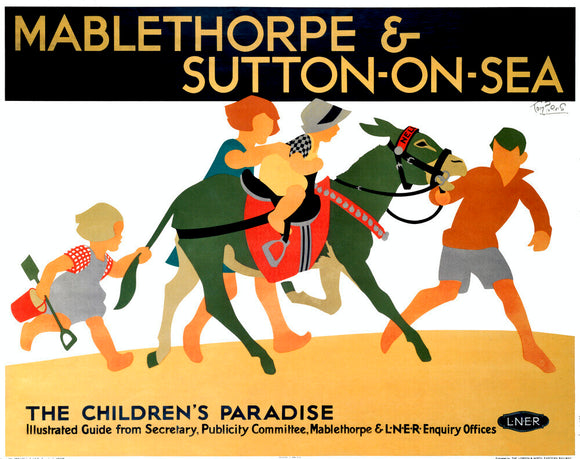 'Mablethorpe & Sutton-on-Sea', LNER poster, 1923-1947.