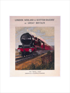 The 'Royal Scot' locomotive, LMS poster 1931.