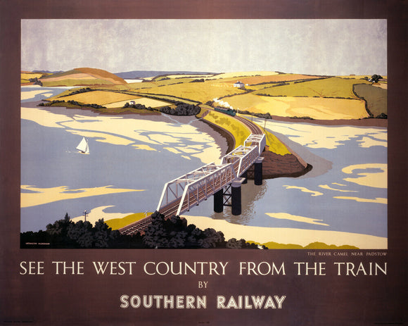 See the West Country from the Train', SR poster, 1947.