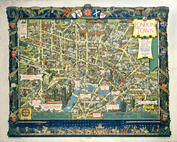 'London Town', SR poster, 1938.