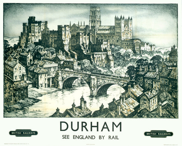 'Durham', BR poster, after 1948.