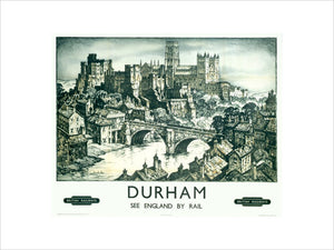 'Durham', BR poster, after 1948.