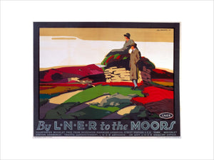 ﾑBy LNER to the Moorsﾒ, LNER poster, 1924.