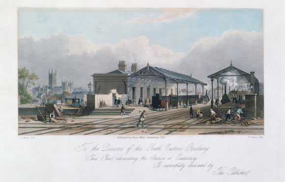 Canterbury Station, Kent, 1846.