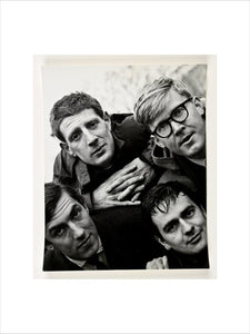 Beyond the fringe: Jonathan Miller, Peter Cook, Dudley Moore, Alan Bennett , 1961, Photograph by Lewis Morley,