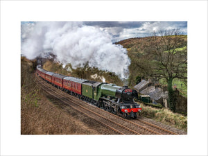 60103 locomotive at Stainforth 31st March 2017