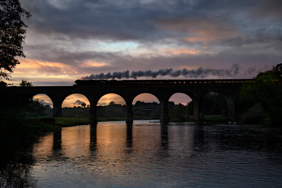60103 locomotive at Eden Lacy Viaduct October 2021