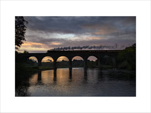 60103 locomotive at Eden Lacy Viaduct October 2021