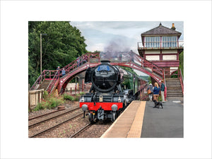 60103 locomotive at Haltwhistle 17th July 2016