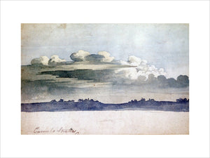 Cloud study by Luke Howard, c 1808-1811.