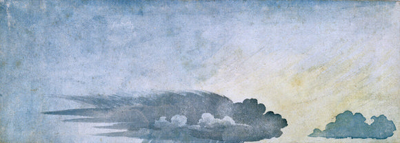 'Rain hitting the ground, anvil is spread out', c 1803.