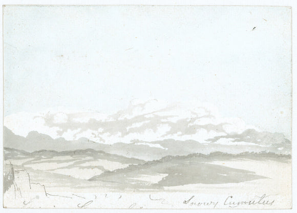 Cloud study by Luke Howard, c 1808-1811.