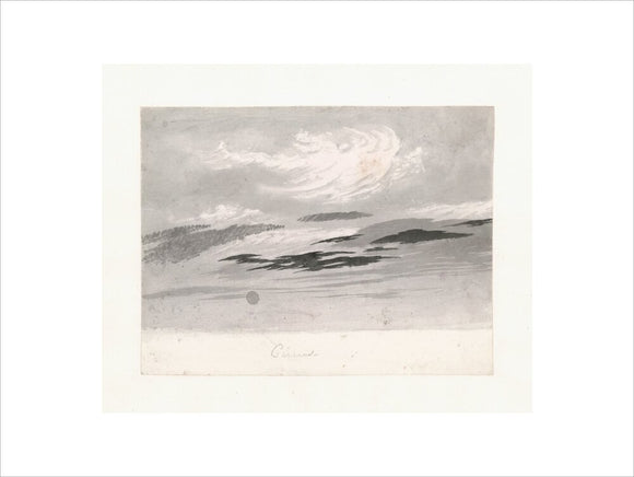 Light cirro-cumulus beneath cirrus, 1803-1811.