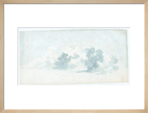 Cloud study by Luke Howard, c1803-1811: Cumulus