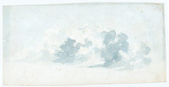 Cloud study by Luke Howard, c1803-1811: Cumulus