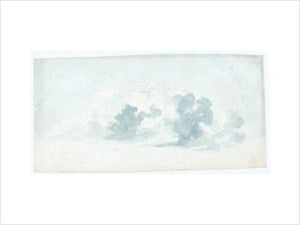 Cloud study by Luke Howard, c1803-1811: Cumulus