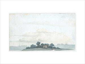 Cloud study by Luke Howard, c1803-1811: Cumulo-stratus