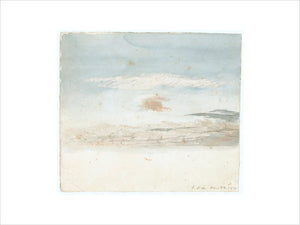 Cloud study by Luke Howard, 1811: Light cirrostratus