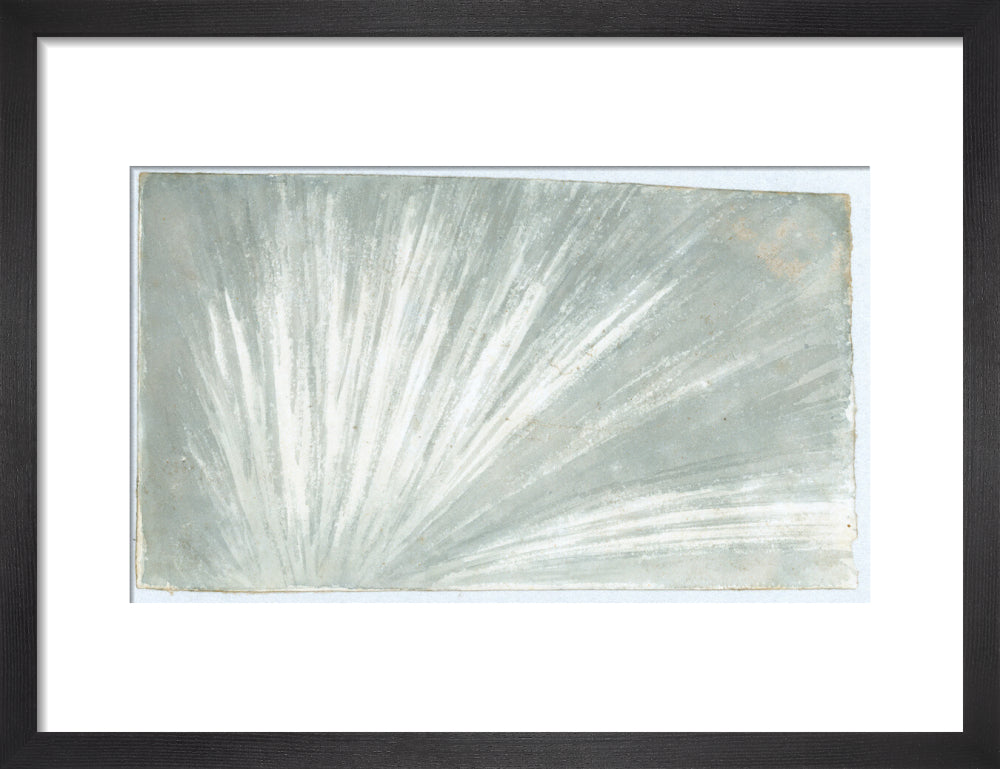 Cloud study by Luke Howard, c1803-1811: Cirrus in parallel receding li ...