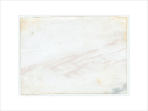 Cloud study by Luke Howard, c1803-1811: Stratus-like brush marks. Pink wash.